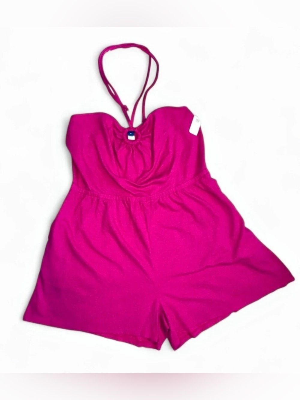 NWT Womenโs Old Navy Halter Romper w Pockets